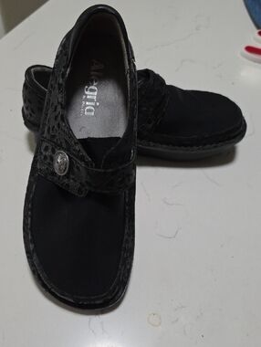 Alegria Black Comfort Slip-On Shoes Size 36